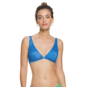Strój kąpielowy Roxy Pop Surf Elongated Tri princess blue texture flower 2021