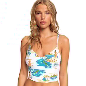 Strój kąpielowy Roxy PT Beach Classics Tank Top bright white honolulu 2020