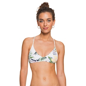 Bikiny Roxy Roxy Bloom Athletic Tri bright white praslin 2021