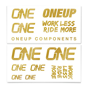 Samolepky OneUp Decal Kit Handlebar gold (kashima)