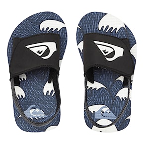 Sandaly Quiksilver Molokai Layback Slide Toddler black/blue/white 2021