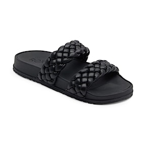 Pantofle Roxy Slippy Braided black 2023