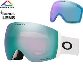 Gogle snowboardowe Oakley Flight Deck Pro L matte white | prizm sapphire & prizm iced 2026