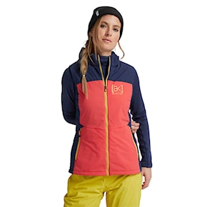 Bunda Burton Wms Ak Helium Stretch Vest hibiscus pink/dress blue 2020/2021