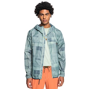 Street Jacket Quiksilver Summit Run frosty green grids 2022