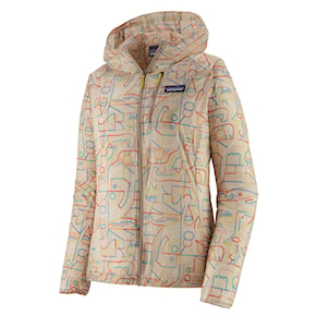 Technical Jacket Patagonia W's Houdini Jacket lose yourself outline: pumice 2024