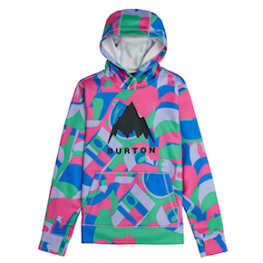 Technická mikina Burton Kids Oak Pullover Hoodie multi cosmoblock 2024