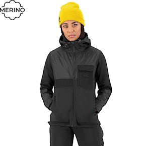 Technická mikina Mons Royale Wms Decade Mid Hoody black 2023