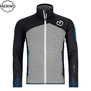 Technická mikina Ortovox Fleece Plus Jacket black raven 2020/2021