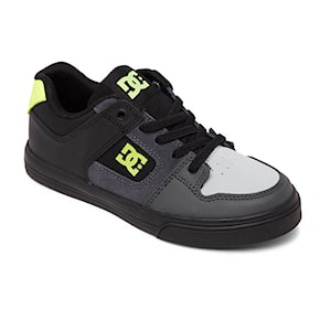 Tenisky DC Pure Elastic black/grey/yellow 2021
