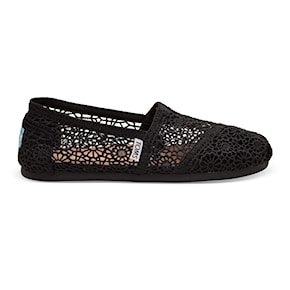 Tenisky Toms Alpargata black moroccan crochet 2020