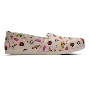 Tenisky Toms Alpargata natural sushi dinn print 2020