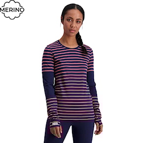 Top Mons Royale Wms Cornice Ls alpine stripe 2020/2021