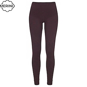 Spodky ORTOVOX Wms 230 Competition Long Pants dark wine blend 2020/2021