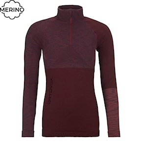 Přejít na produkt Triko Ortovox Wms 230 Competition Zip Neck dark wine blend 2020/2021