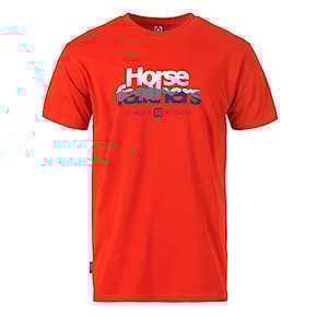 T-shirt Horsefeathers Landscape tomato red 2021