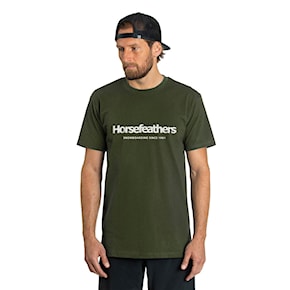 Tričko Horsefeathers Quarter olive 2021