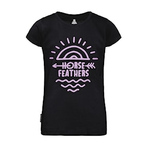 T-shirt Horsefeathers Vanja Youth black 2023