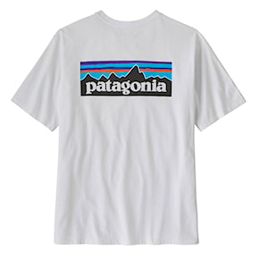 Tričko Patagonia M's P-6 Logo Responsibili-Tee white 2024