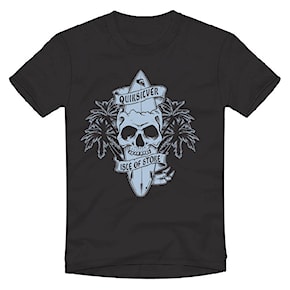 T-shirt Quiksilver Night Surfer Ss Youth black 2021
