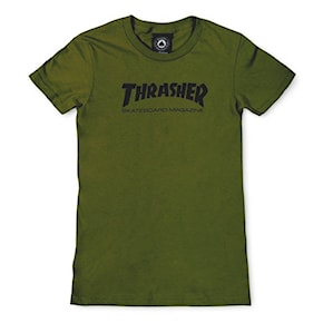 Tričko Thrasher Girls Skate Mag olive 2021