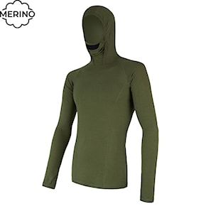 Tričko Sensor Merino Double Face Hood safari 2020/2021