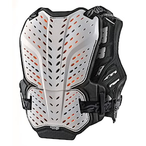 Chránič chrbtice na bicykel Troy Lee Designs Rockfight CE Chest Protector Solid white 2024