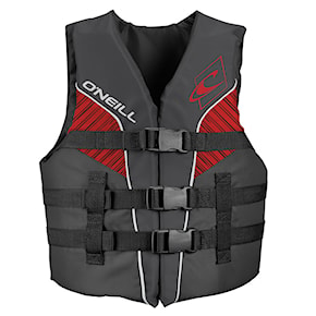 Wakeboard Vest O'Neill Youth Superlite 50N ISO Vest smoke/graphite/red: white 2024
