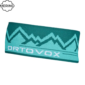 Čelenka ORTOVOX Peak Headband pacific green 2024