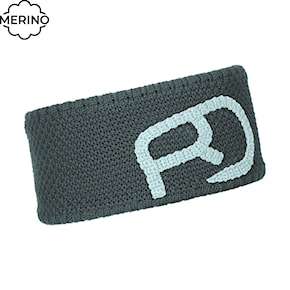 Zimní čepice ORTOVOX Wms Headband Rock'n'wool pacific green 2021/2022