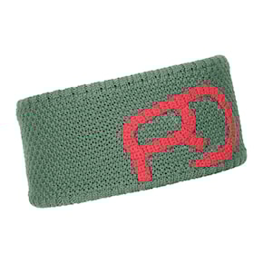 Zimní čepice ORTOVOX Wms Headband Rock'n'wool green isar 2021/2022