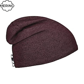 Zimní čepice ORTOVOX Wonderwool Beanie dark blood blend 2021/2022