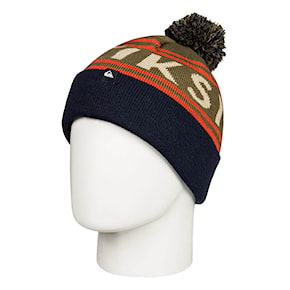 Zimní čepice Quiksilver Summit Youth military olive 2020/2021