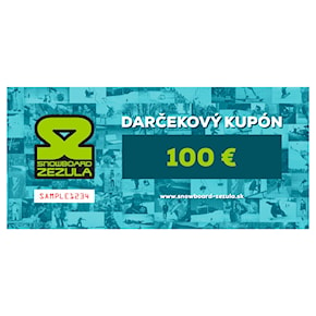 Darčekový kupón SNOWBOARD ZEZULA 100 €