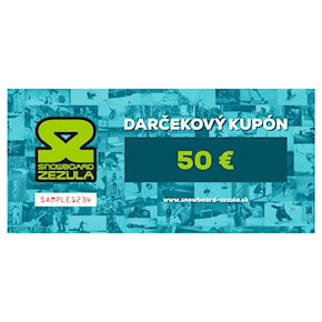 Darčekový kupón SNOWBOARD ZEZULA 50 €