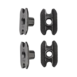 Burton M6 Channel Inserts 4 Pack black