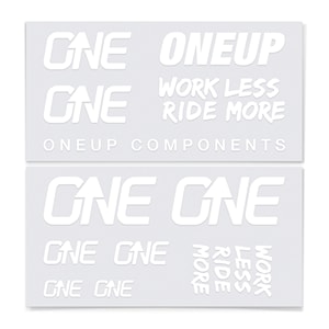 OneUp Decal Kit Handlebar white