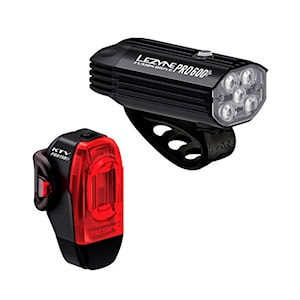 Lezyne Fusion Drive Pro 600+/KTV Drive Pro+ Pair satin black/black