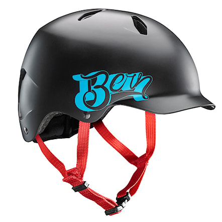 Skateboard Helmet Bern Bandito matte black baseball 2016 - 1
