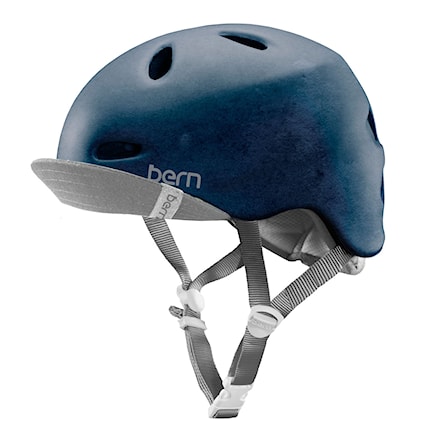 Skateboard Helmet Bern Berkeley matte blue acid wash 2015 - 1