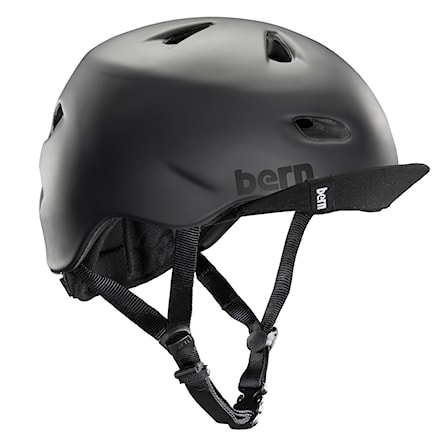 Skateboard Helmet Bern Brentwood matte black 2016 - 1