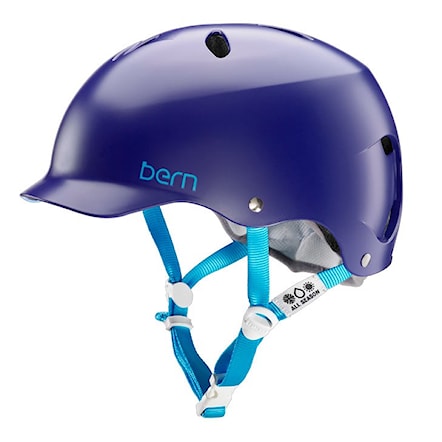 Skateboard Helmet Bern Lenox satin midnight 2014 - 1