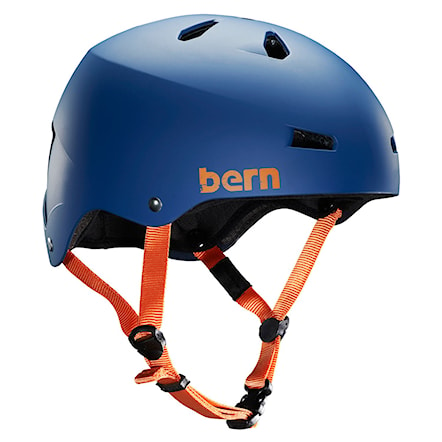Skateboard Helmet Bern Macon matte navy blue 2016 - 1