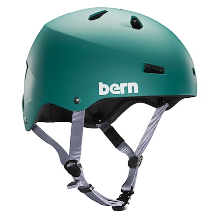 Skateboard Helmet Bern Macon Team matte green 2016 - 1