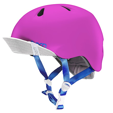 Skateboard Helmet Bern Nina satin hot pink 2016 - 1