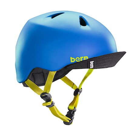 Skateboard Helmet Bern Nino matte blue 2015 - 1