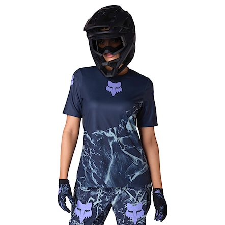 Bike dres Fox Wms Ranger SS Jersey Image Print arctic blue 2026 - 1