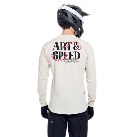 Bike Jersey Troy Lee Designs Ruckus LS Ride Art & Speed pumice 2026 - 1