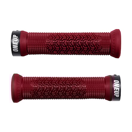 Bike Grips OneUp Goldstone Lock-on Grips maroon - 4