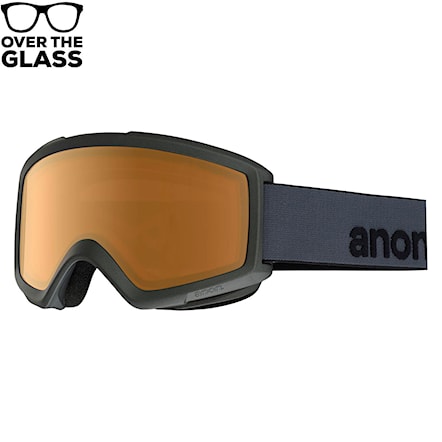 Snowboard Goggles Anon Helix 2.0 stealth | amber 2017 - 1